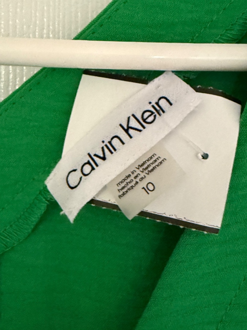 Calvin Klein V-Neck Sleeveless Dress - Picture 3 of 5